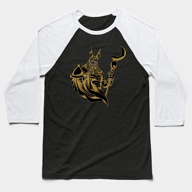 Anubis ancient of Egypt. Baseball T-Shirt by Nicky2342